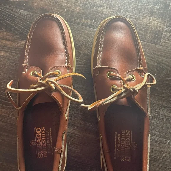 Sebago Men's Portland Dockside Leather Boat Shoe 9M - Picture 2 of 7